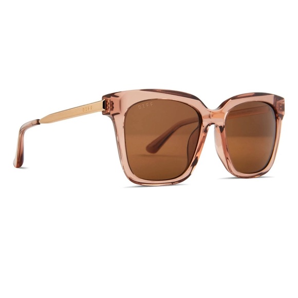 DIFF Eyewear BELLA Polarized Sunglasses in Café Ole Brown - Picture 1 of 11